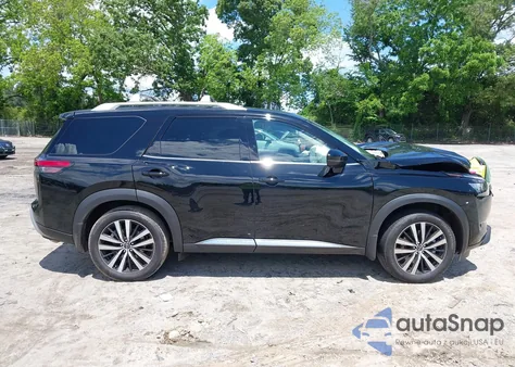 2025 Nissan Pathfinder Platinum Fwd from USA, damaged, VIN 5N1DR3DH8SC224770